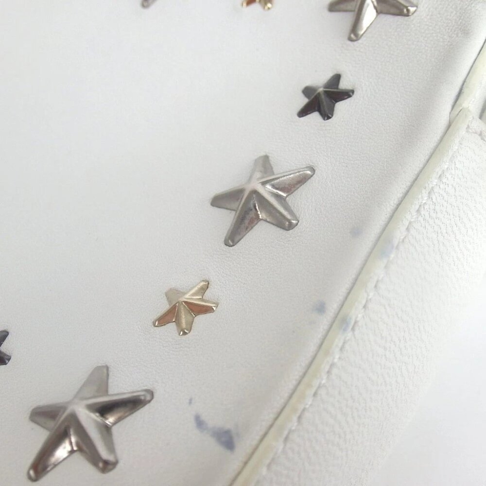 Authentic JIMMY CHOO Star studs Shoulder Bag leather [Used] - Picture 7 of 16